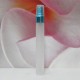 Tube Glass 8 ml Frosted with Aluminium Sprayer: TURQUOISE